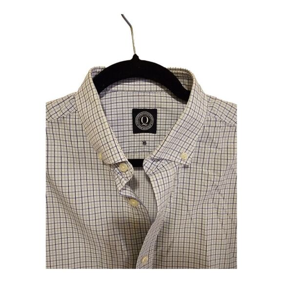 Q CLOTHIER Purveyors‎ Of Fine Menswear Plaid Dress Shirt - Size 16 - Picture 3 of 6